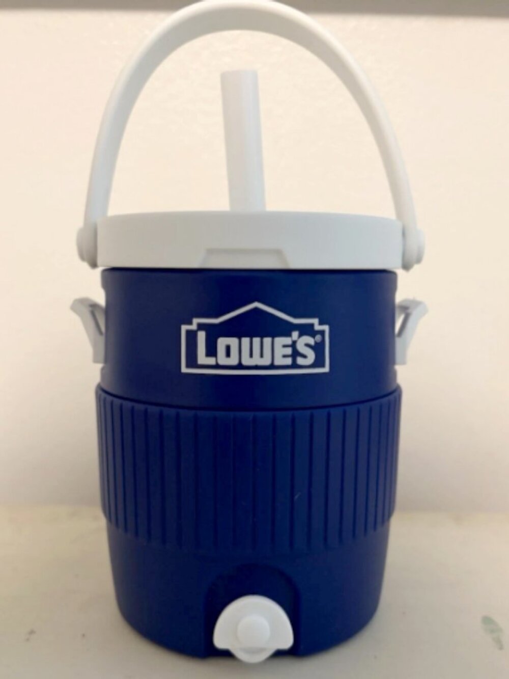 NEW Lowes Mini Cooler Drinking Cup with Straw My Lowes Rewards Exclusive